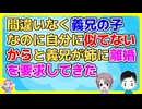 義兄が息子が自分に似てないからとDNA鑑定したが結果はシロ。にもかかわらず他人の子みたいだからと姉に離婚を要求してきた