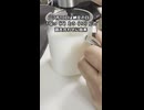 7月10日は納豆の日なので藁納豆のラテアートを