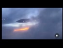 剣山に巨大UFO□出現