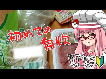 琴葉自炊チャレンジpart1「初めての自炊」