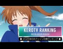 アニソンランキング　2026年6月【ケロテレビランキング】