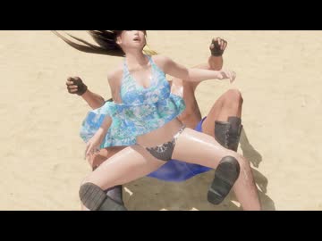 DOA6LR こころ vs エリオット　サマーワンピースコス