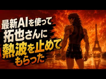 最新AIを使って拓也さんに熱波を止めてもらった.Fable5