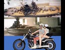 乗り物と裕子（69） 高校3年生の裕子、世界の保存艦を見学（52） 戦艦大和（1）
