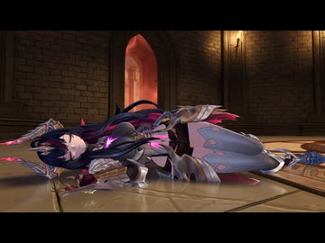 NTE リョナ ダウンポーズ眺め (真紅･イロヒ･ミント)