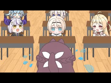 【手描き】あずきちが先生になっていた世界線【ホロライブ/AZKi/風真いろは/ラプラス・ダークネス】