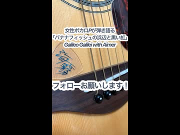 女性ボカロPが弾き語る「バナナフィッシュの浜辺と黒い虹/Galileo Galilei with Aimer」