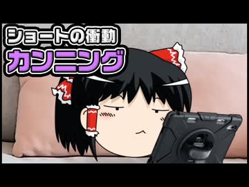 【ゆっくり自由帳】ショートの衝動 カンニング
