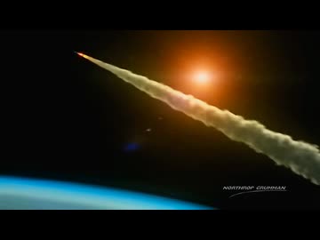 ICBM  ミニットマンⅢ  発射から着弾までのオペレーションCG ( 日本語字幕付 )