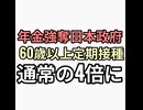 日本政府は年金強奪するため60歳以上を殺しにきた。存在しないインフルエンザウィルスのインフルエンザワクチン定期接種60歳以上に