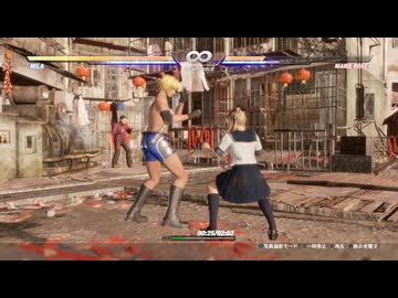 DOA6LR マリーローズ vs エリオット　セーラー服コス