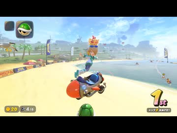 [マリオカートワールド]サメがマリオカートワールドでレーシング　パート32