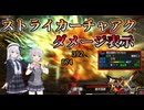 【MHXX】斧攻撃力最強！ストライカーチャアクのダメージ表示【VOICEPEAK】