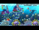 【NewスーパーマリオブラザーズU デラックス】A24・みなみの島の 海中さんぽ