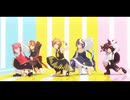 【MMD】新人類【ミリプロ（音ノ瀬らこ　小廻こま　ゆらぎゆら　虹深°ぬふ　あくび・でもんすぺーど）】