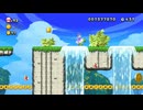 【NewスーパーマリオブラザーズU デラックス】A28・プクプクがとぶ 海の上