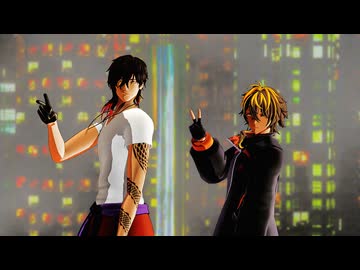 【MMD刀剣乱舞】 エンゼルフィッシュ【無下式大倶利伽羅、おナス式火車切】