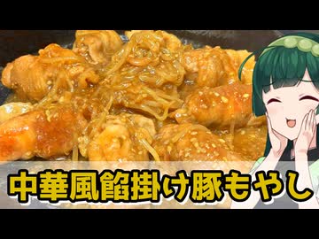 【東北ずん子】ワンパンで作ろう！ 中華風餡掛け豚もやし【VOICEROIDキッチン】