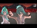 【MMD】ポニテ、ホットパンツならぶ、おん、Tda　de　Rock N' Roll