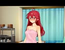 テトさんが太もものロゴを見せてくれる