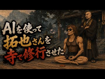 最新AIを使って拓也さんを寺で修行させた.GPT5.6