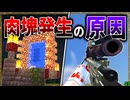 【マイクラ】肉塊発生の原因となっている天界へのゲートを開いてみた！「肉塊戦線異常あり」#２７【ゆっくり実況マルチ】【Minecraft】【マイクラ軍事】The flesh that hates