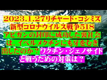 【2023年01月27日 ：『 リチャード・コシミズ「 Internet Lecture 」｟ 新型コロナウイルス戦争 ５１８ ｠｟ RK LIVE ｠｟ 改良版 ｠』】