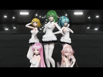 【MMD】 【Remake】 『気まぐれメルシィ』 by TDA  Gumi・IA・Luka・Miku・Rin (Crasy Edits Ver)