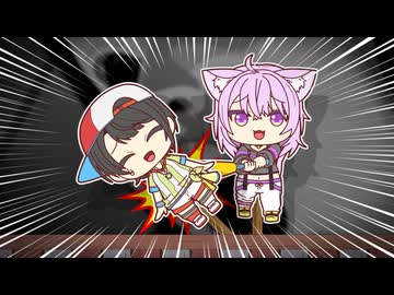 【手描き】声出し過ぎて、ケツバットがまるでリズム天国！【ホロライブ/大空スバル/猫又おかゆ】【Paper Puppet Theather】