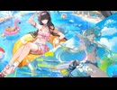 千咲とリンネーの水着いいぞぉ