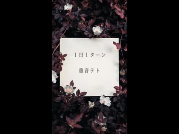 １日１ターン (縦) / 重音テトSV