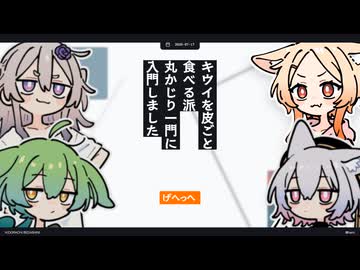 【日記】キウイを皮ごと食べる派 丸かじり一門に入門しました