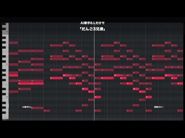 AI歌手6人だけで「だんご3兄弟」を歌わせた結果｜えぐい和音のアカペラ【楽器ゼロ】