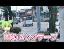 街路樹に巻いてある「謎の蛍光ピンクテープ」