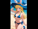 水着姿のパシフィカちゃん