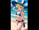 水着姿のパシフィカちゃん
