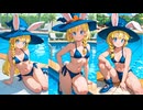 水着姿のパシフィカちゃん