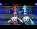MMD、テト、ミク、アイマイナ、で、ピノキオピー・セカイはまだ始まってすらいない