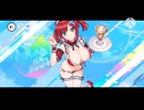 【ドルフィンウェーブ】咲宮入華ちゃんのメイド水着/ Live 2D