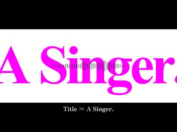 A Singer. / MAYU