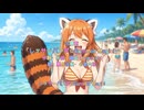 レッサーパンダSummerMagic!(アニメーションMV) 夏色花梨・小春六花(Synthesizer)/papa★kichi