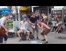 圧巻の路上ライブ