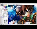 【描いてみたメイキング】静かな月夜