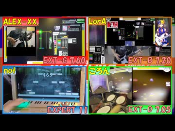 【GDN】狂水一華 GITADORA EXT＆ノスタルジア Exp【プレイ動画】