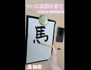 【足指で書道】馬脚を露すV陸両用配信者 #V陸両用 #部位陸両用