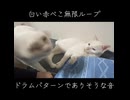 名物！「白い赤べこ」無限ループ