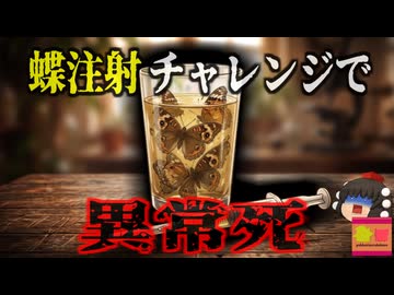 【2025】『蝶を溶かして足に注射』SNSで流行していたチャレンジを真似した14歳が異常死…何故そんなことを？体の中で何が起きた？『バイラルチャレンジ死亡事故』をきめぇ丸解説（ﾘﾒｲｸ