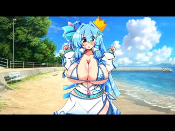 砂浜の砂像【砂像化】