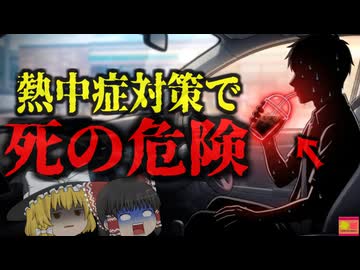 【2010】『脳が煮える病気』間違った熱中症対策で熱中症に罹り緊急搬送…冷房の効いた車内で飲み物をたっぷり飲んでいたのに何故？誤った対策とカフェイン飲料のリスクを解説（ﾘﾒｲｸ