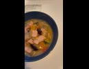 ベーコンとミックスグリルのお味噌汁つくってみた